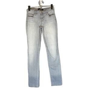 J Brand Light Wash Rail Illusion Skinny Denim Jeans Women Sz 26